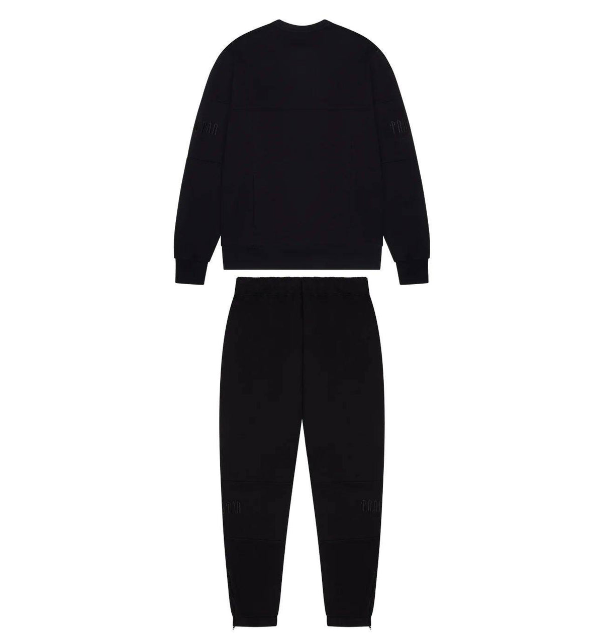 Trapstar Irongate T Crewneck Tracksuit - Black - No Sauce The Plug