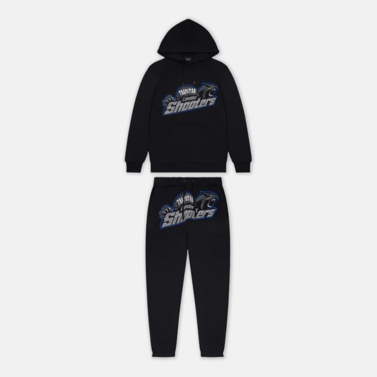 Trapstar Shooters Tracksuit - Black Ice Flavours - No Sauce The Plug