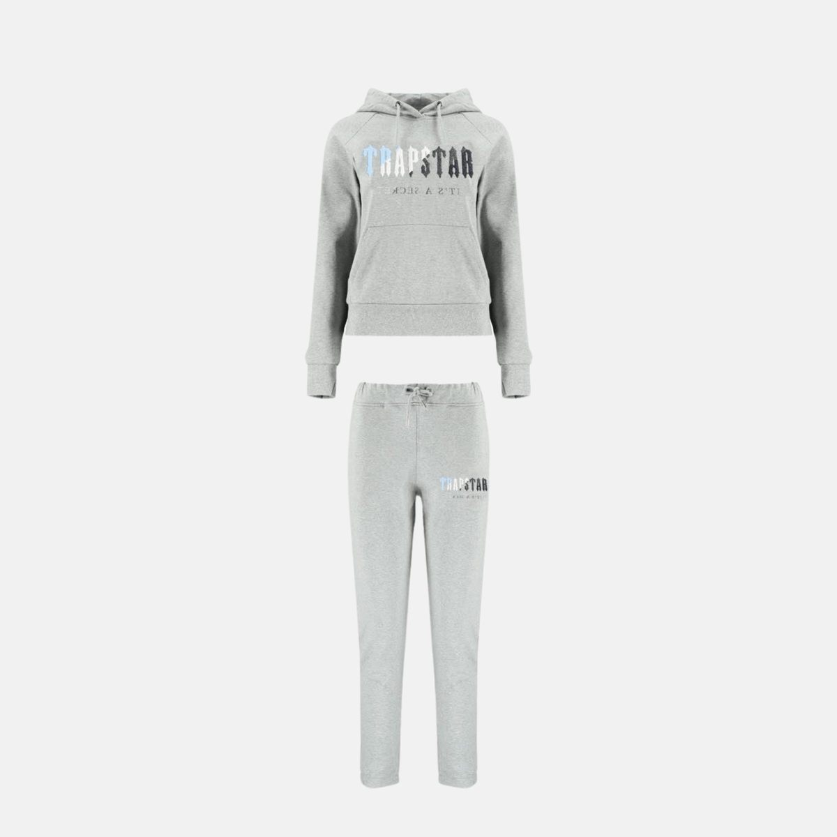 Trapstar Women's Chenille Decoded Tracksuit - Grey Ice Flavours - No Sauce The Plug