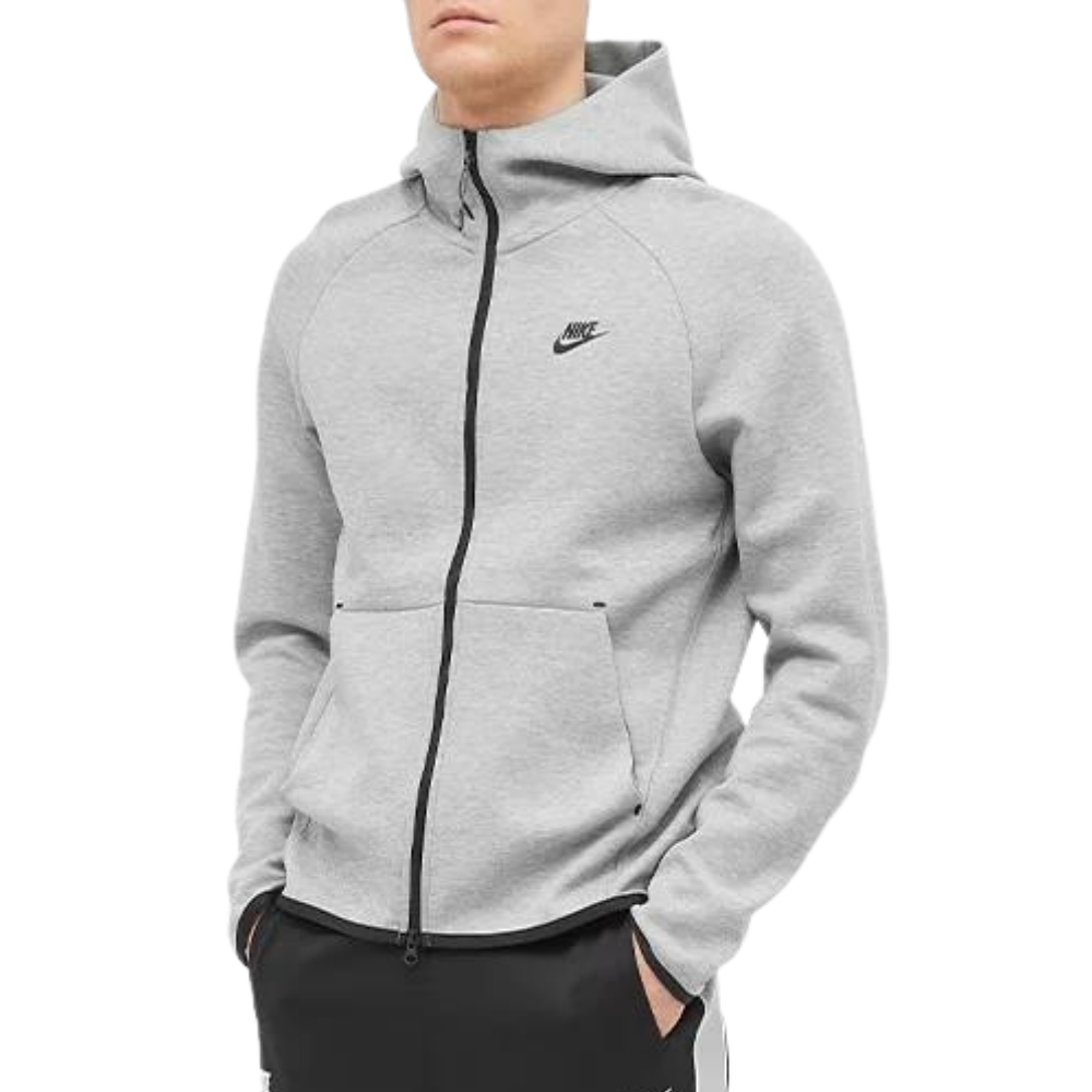 Nike Tech Fleece Hoodie - Light Grey (2nd Gen)