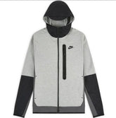 Nike Tech Fleece Woven Hoodie - Grey (New Season) *Refurbished* - No Sauce The Plug